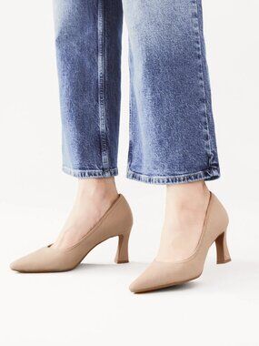 Cosy Island Seren Touch Pointed Toe Heeled Pump - Never Worn!